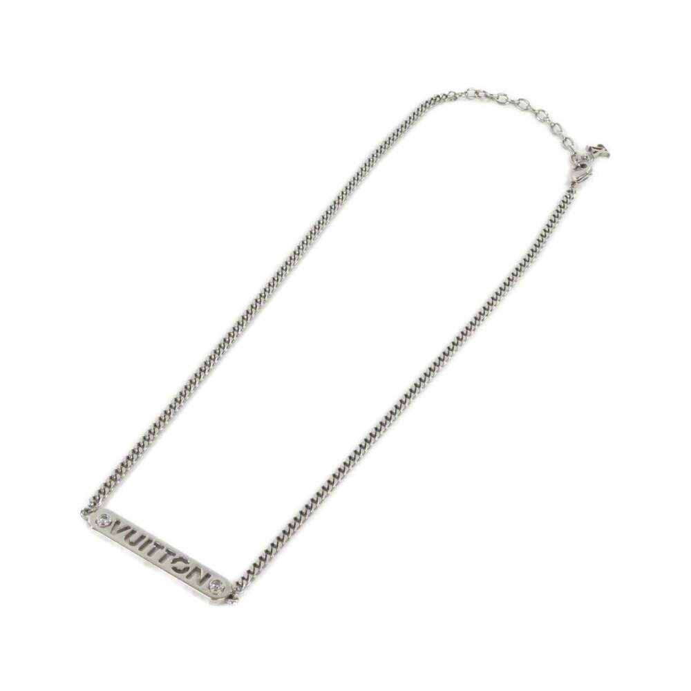 LOUIS VUITTON Silver Necklace - Picture 2 of 4